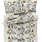 OLIVIA - gold, 100% Mako-Baumwolle mercerisiert, Feinsatin