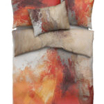 LAVEA orange- 100% Mako-Baumwolle mercerisiert, Feinsatin