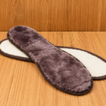 Lammfell Sohlen mit Gummisohle
